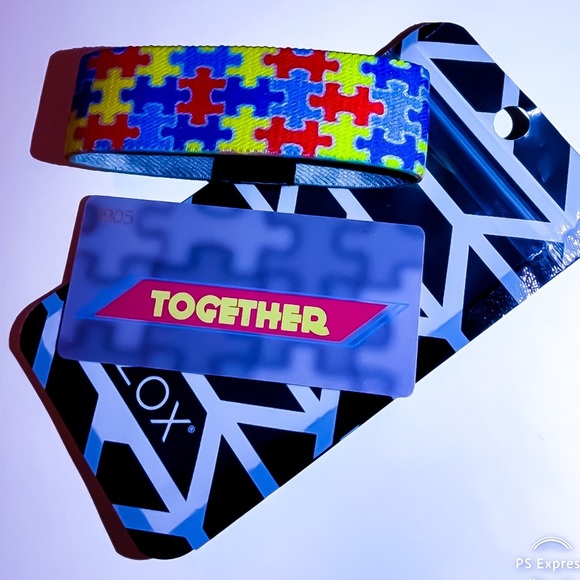 Zox Jewelry Strap Wristband Card Together Autism Poshmark